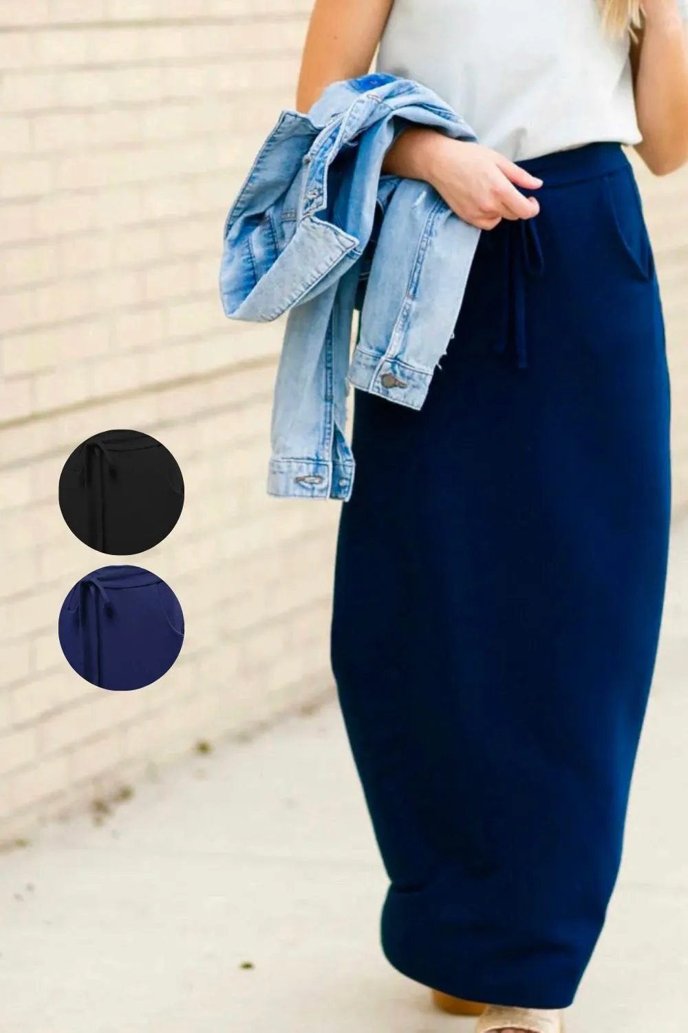 Maxi Skirt with Pockets