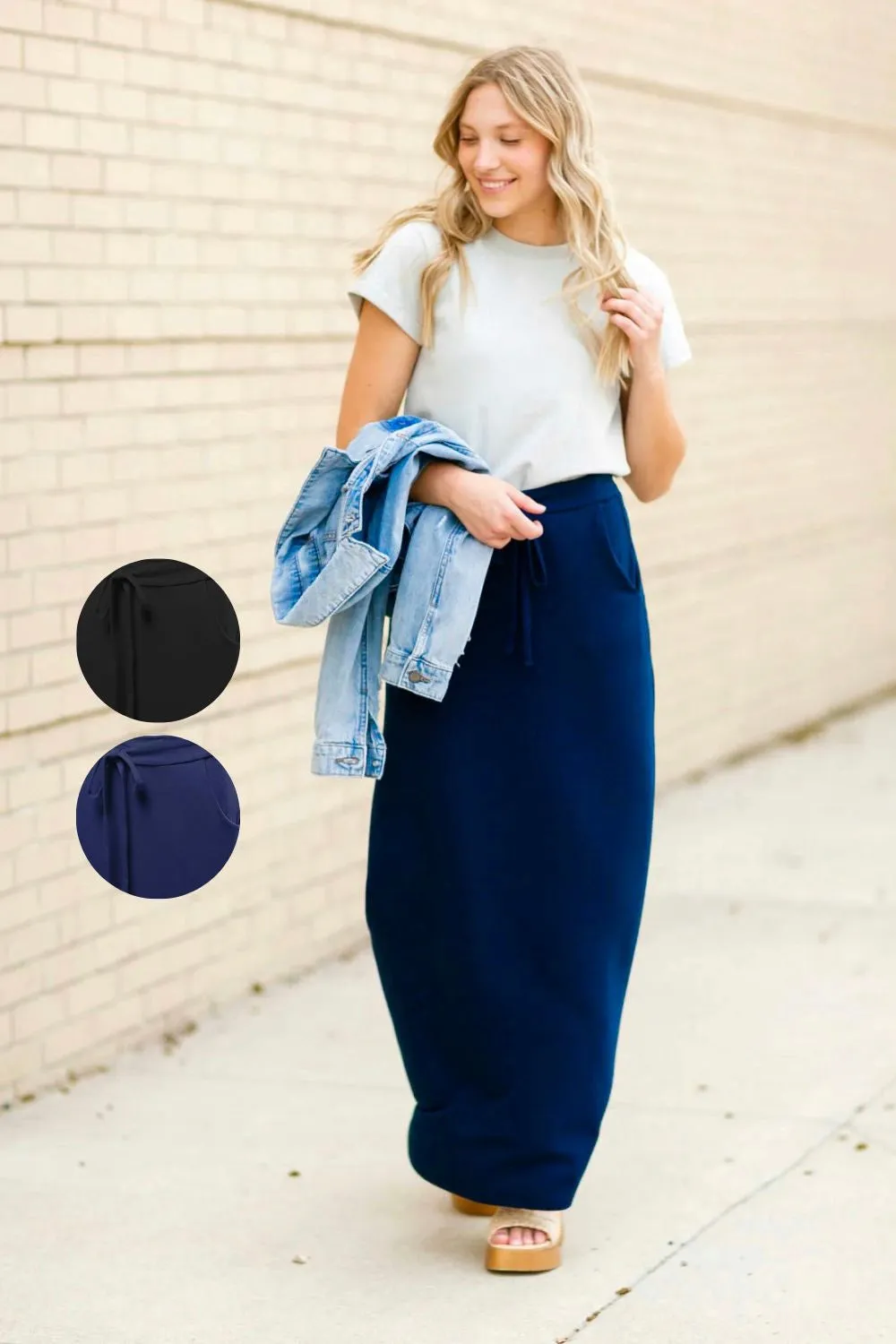 Maxi Skirt with Pockets