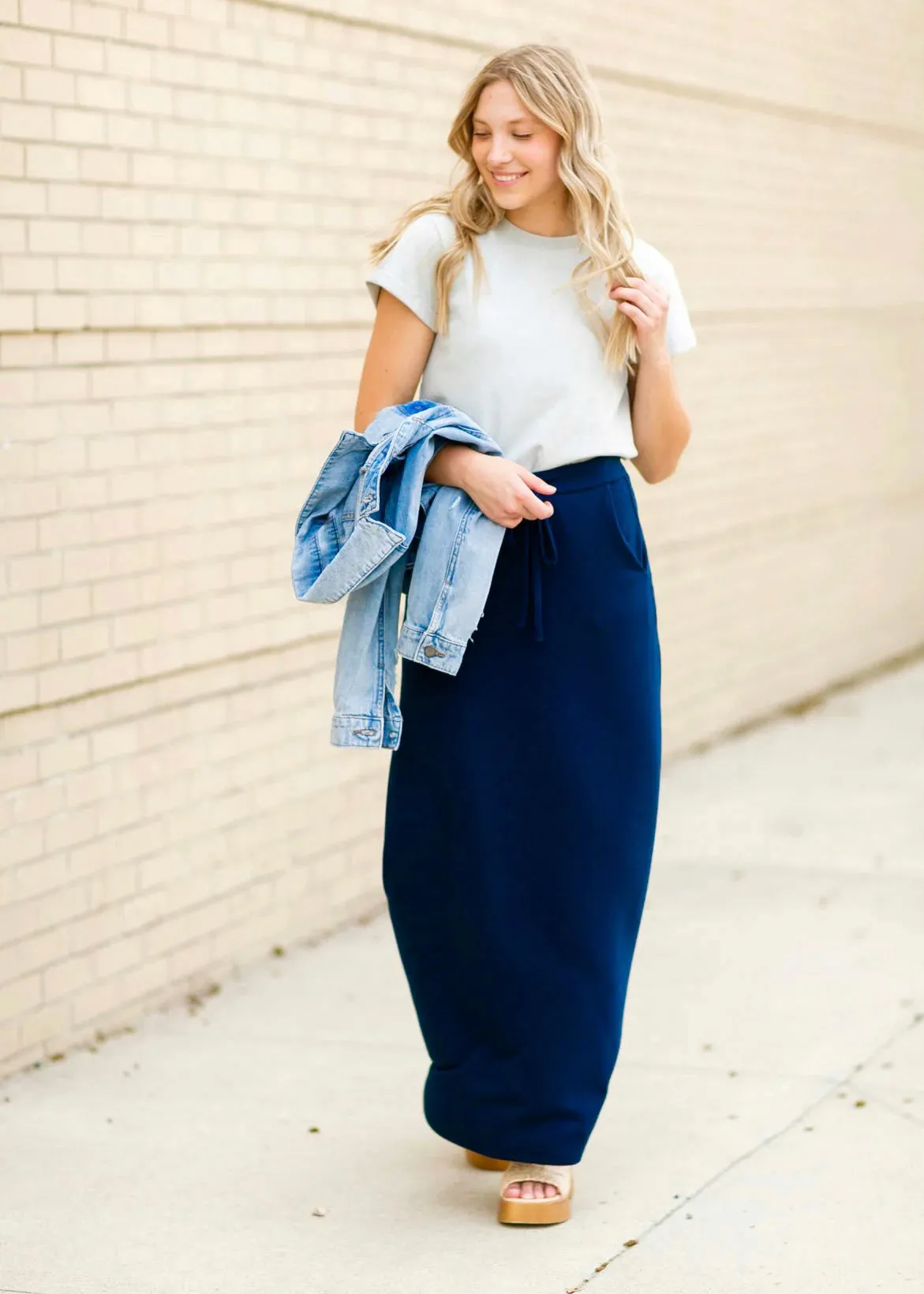 Maxi Skirt with Pockets
