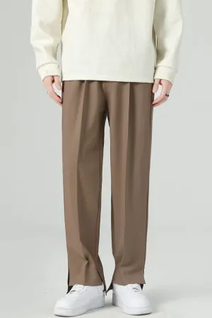 Mens Harem Pants  Tapered Fit  Drapey Fabric  Pleated Front  Ankle Length
