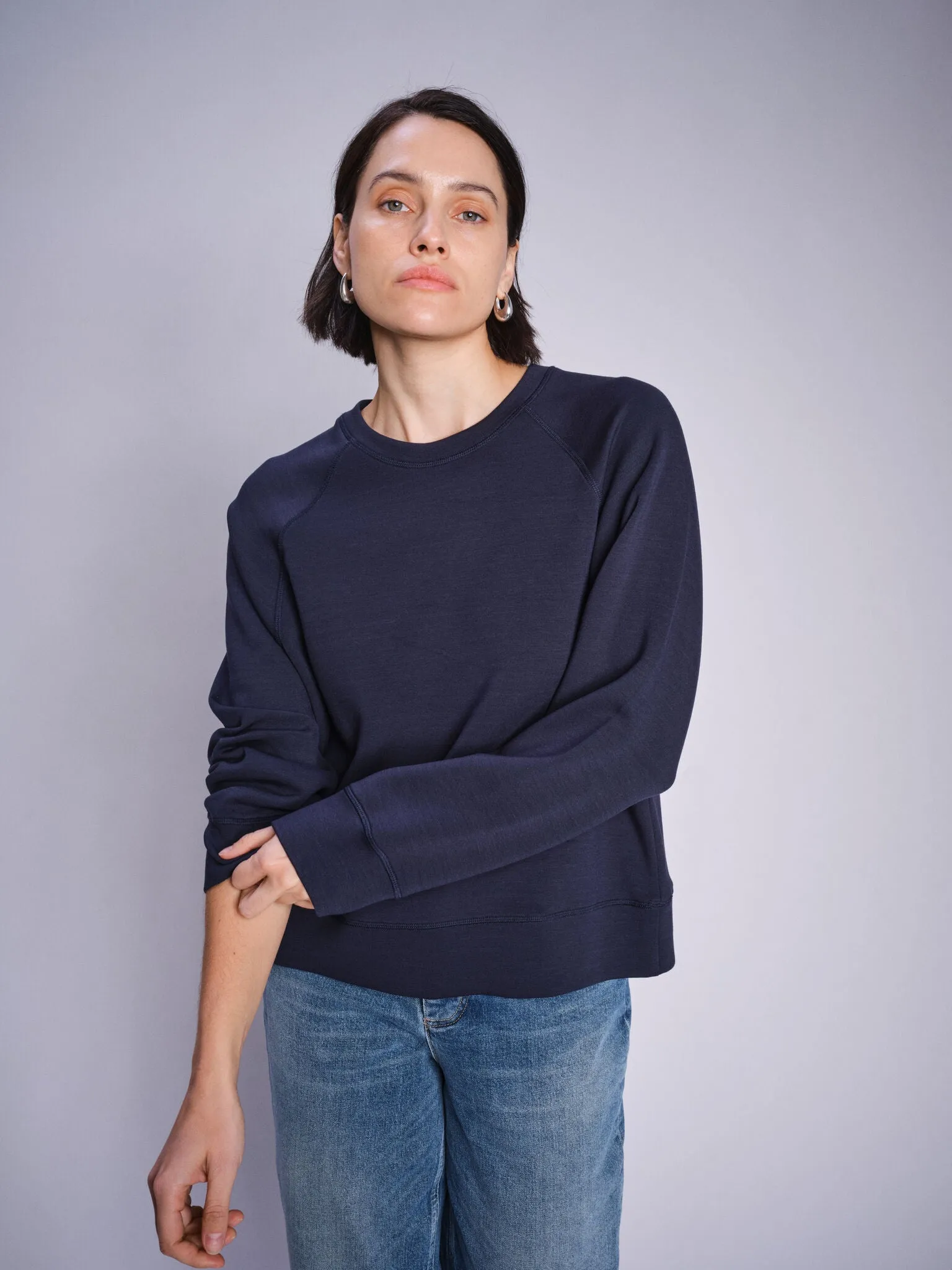 MMAbello O-LS Basic Sweatshirt