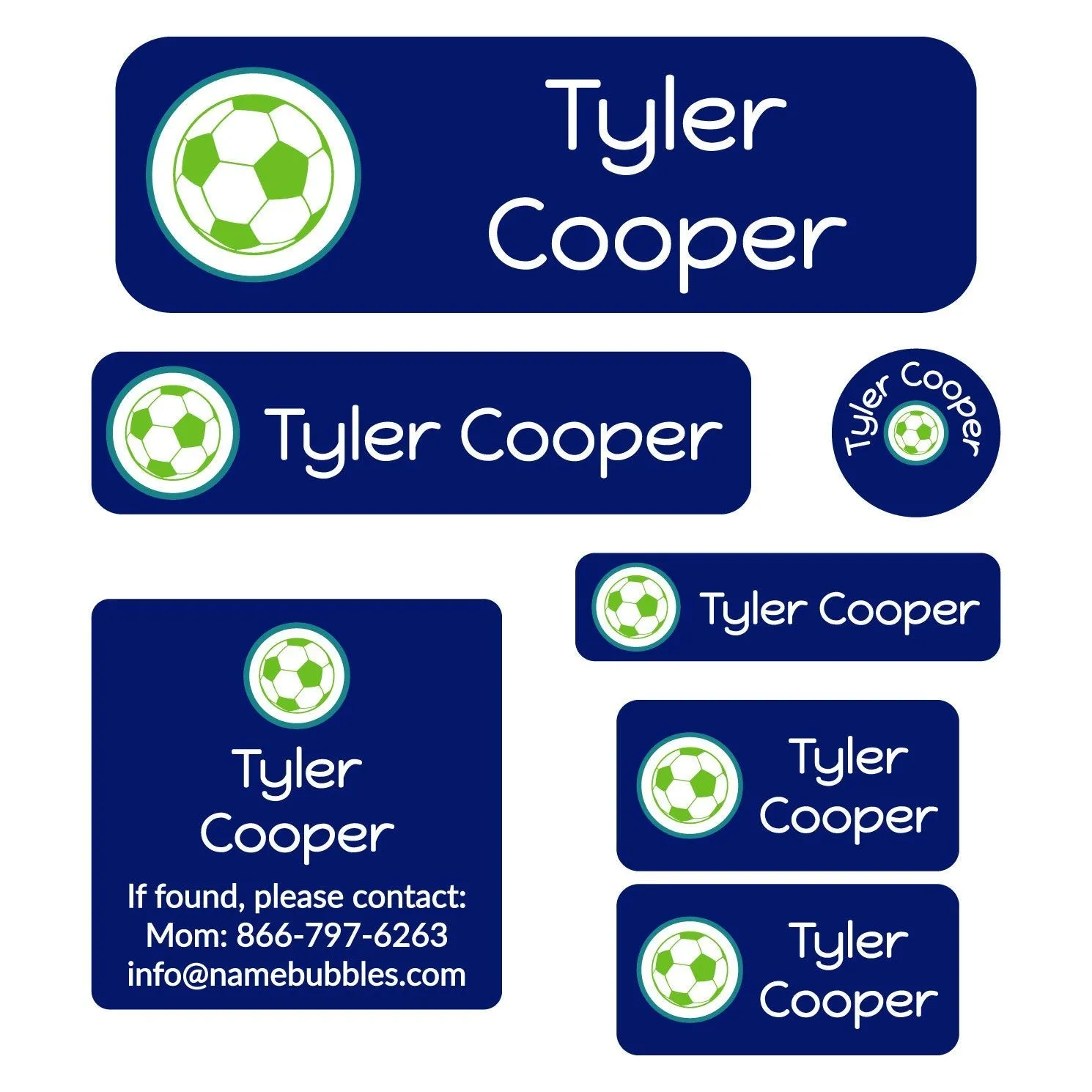 Multicolor Icon School Labels Pack