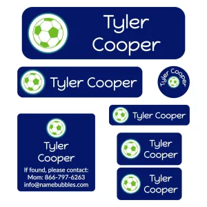 Multicolor Icon School Labels Pack