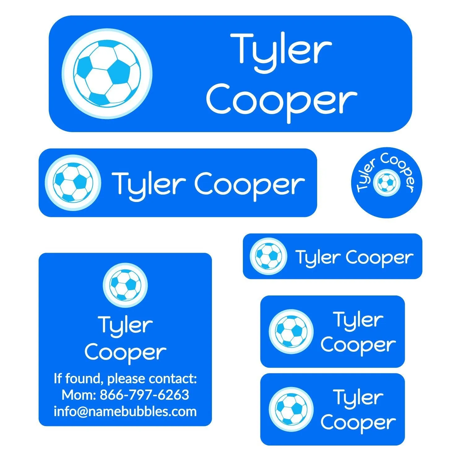 Multicolor Icon School Labels Pack