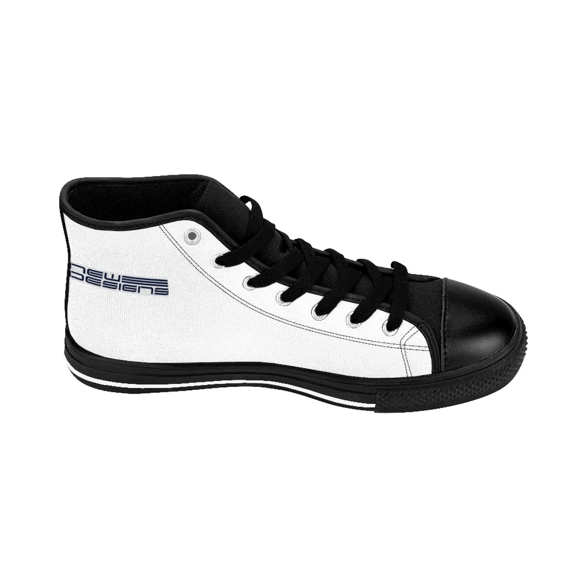 (ND) alt Logo -Women's High-top Sneakers White