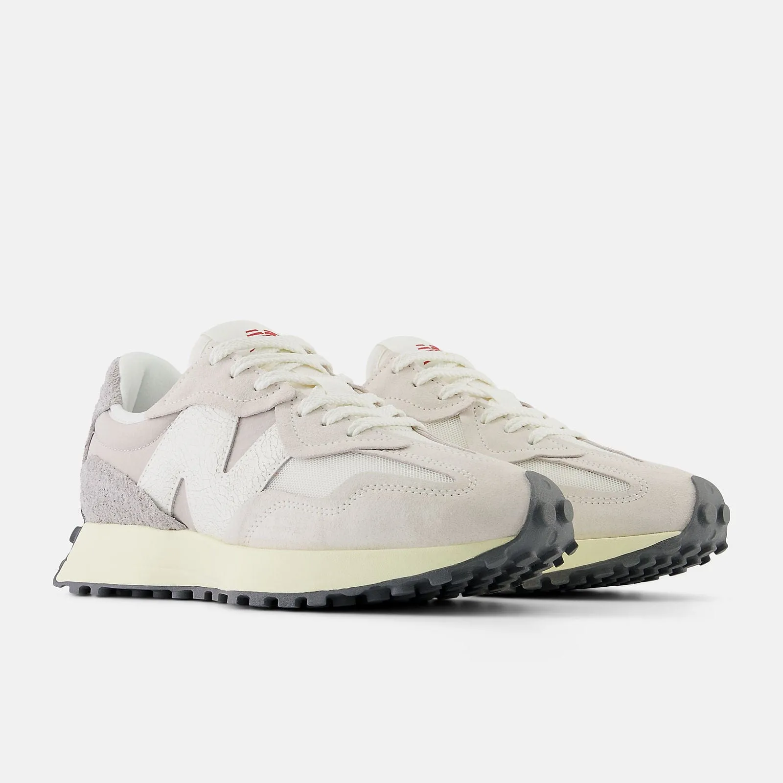 New Balance Unisex 327 Sneakers- White/Grey