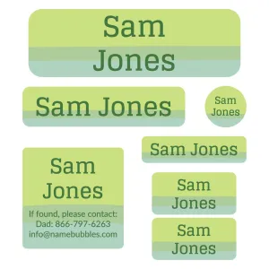 Ombre School Labels Pack