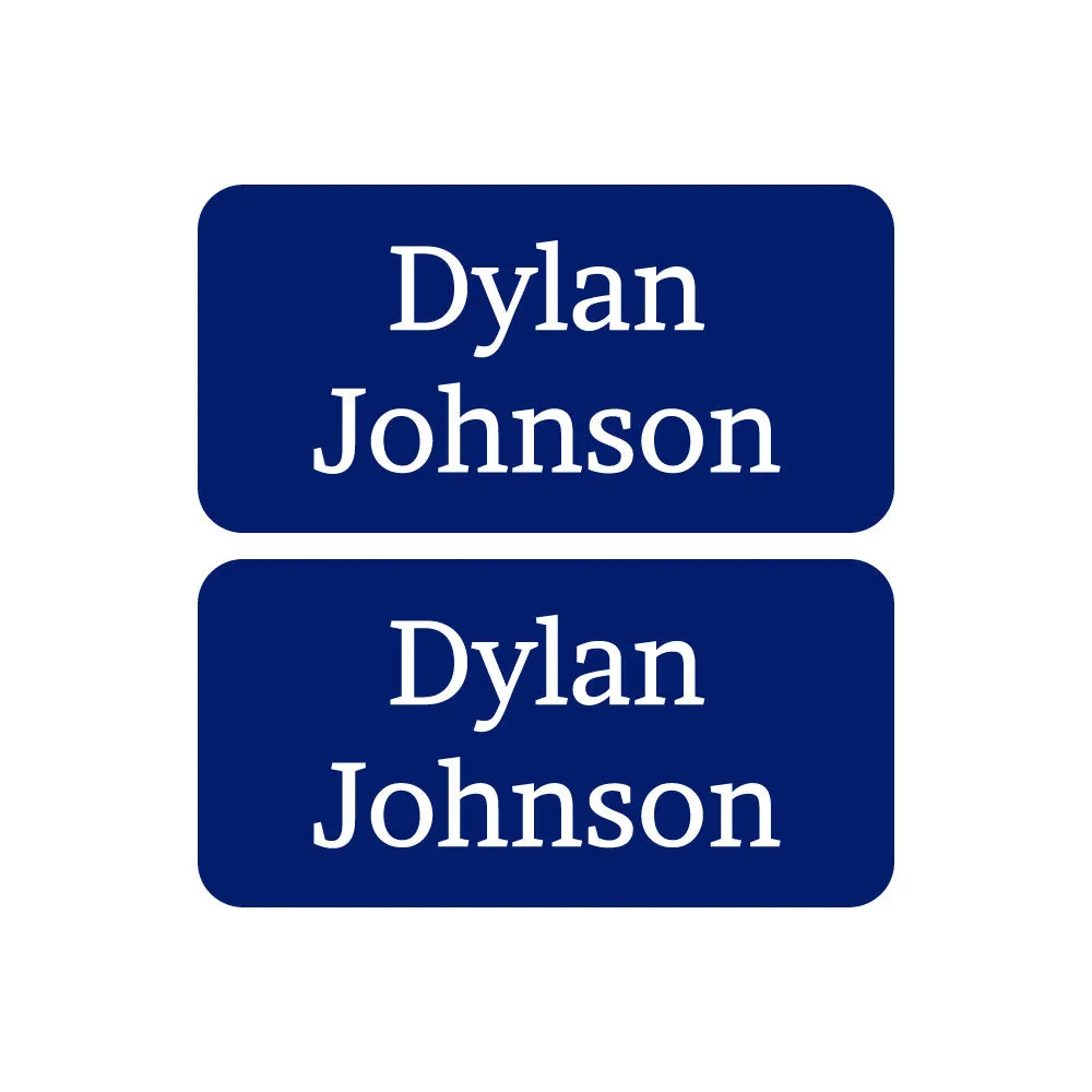 One Color Shoe Labels