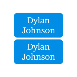 One Color Shoe Labels