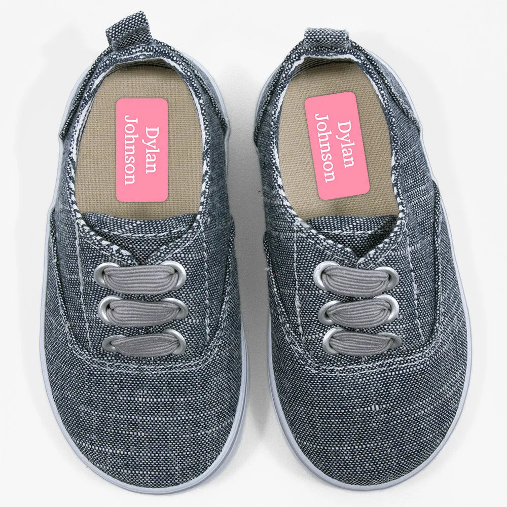 One Color Shoe Labels