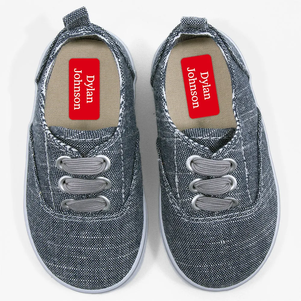 One Color Shoe Labels