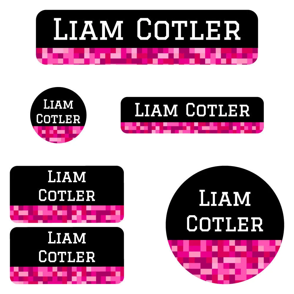 Pixels Daycare Labels Pack