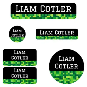 Pixels Daycare Labels Pack