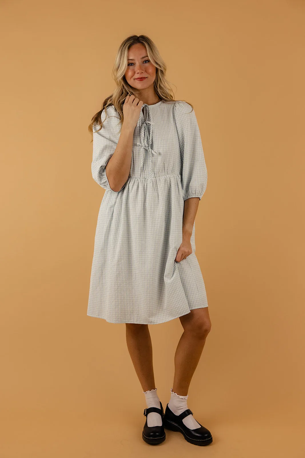 Pouring Rain Tie Dress