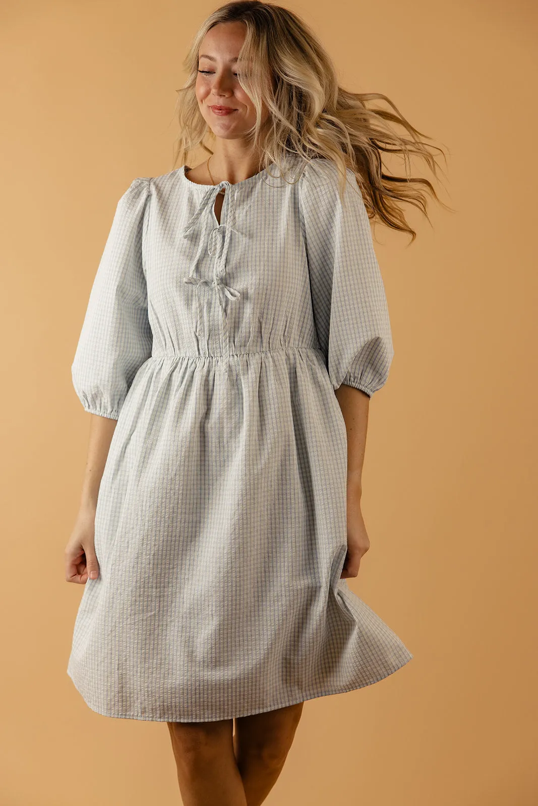 Pouring Rain Tie Dress
