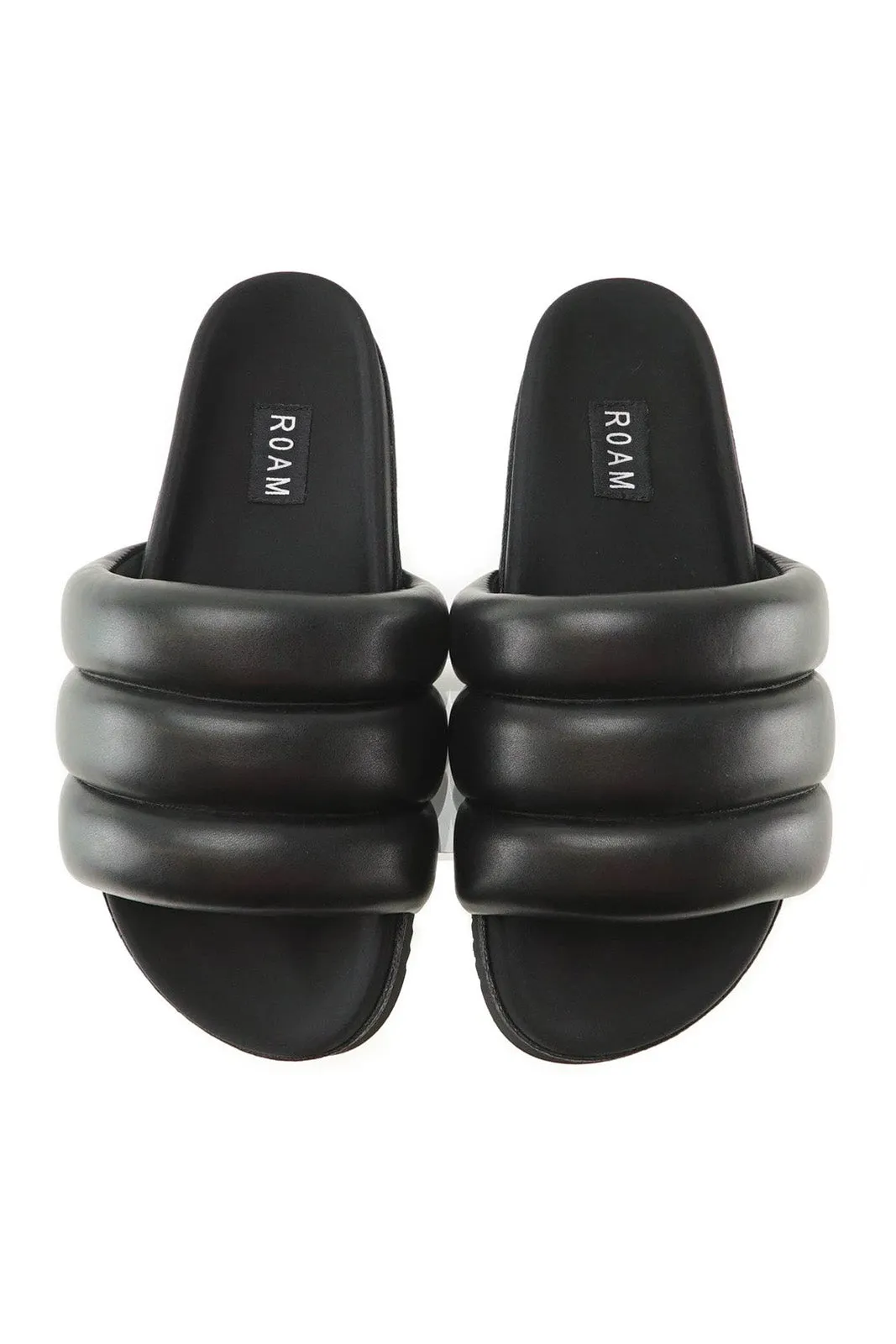Puffy Sandal, Black