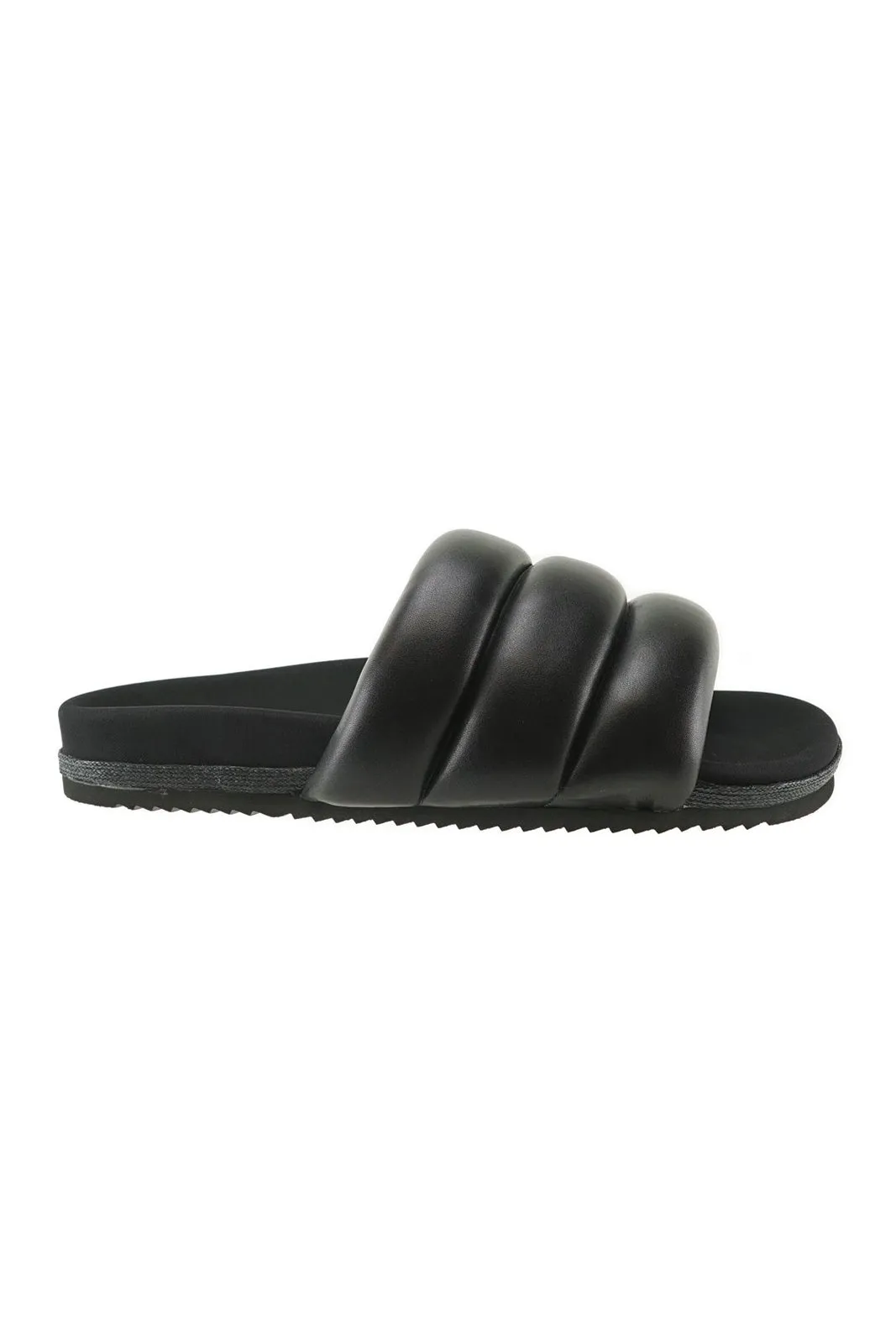 Puffy Sandal, Black