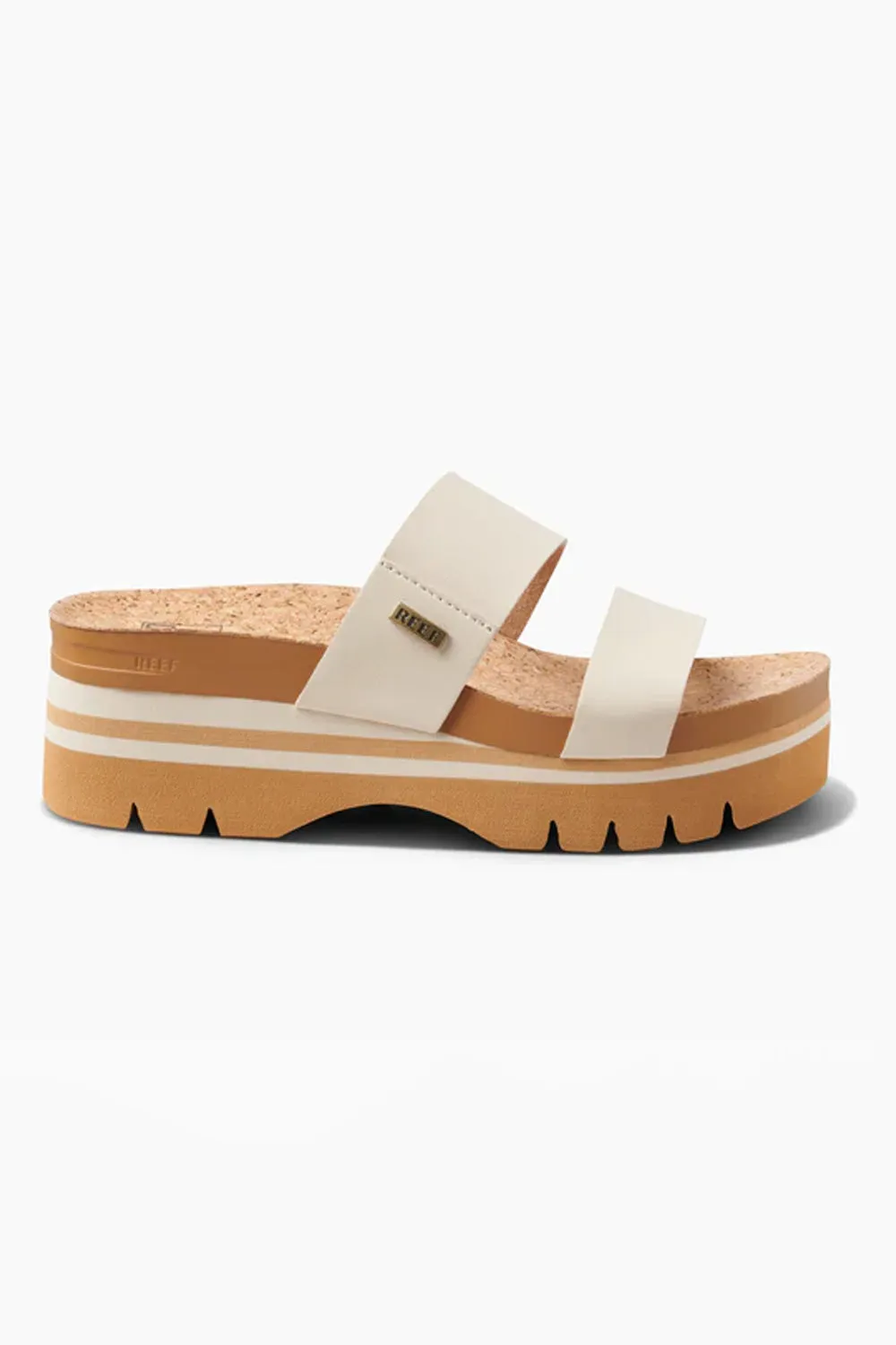 Reef Cushion Vista Higher Sandals for Women in Vintage Tan | CJ3865
