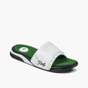 Reef Men's Mulligan Slide Sandals- Green