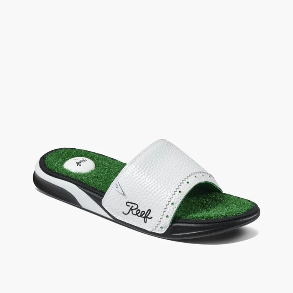 Reef Men's Mulligan Slide Sandals- Green