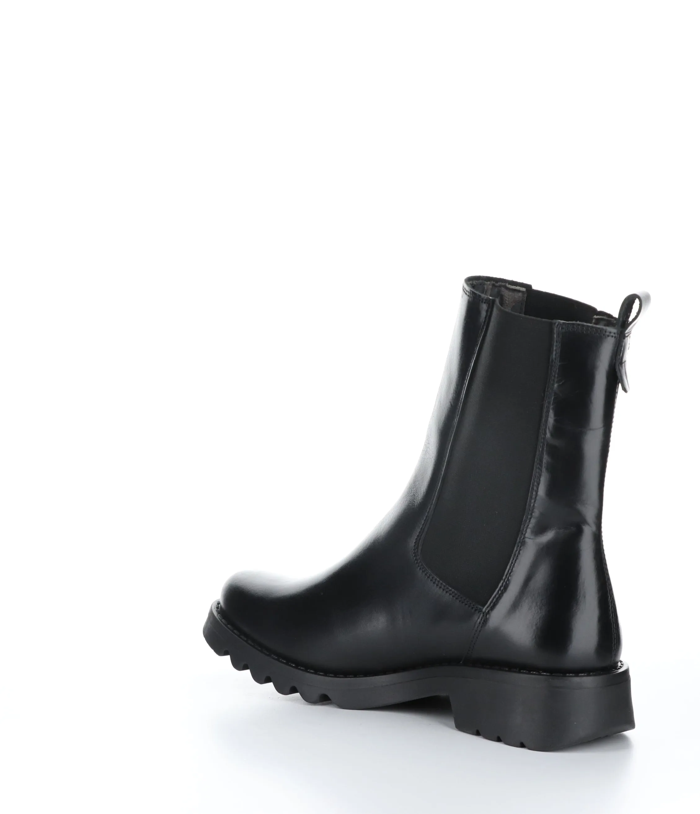 REIN795FLY Black Round Toe Boots