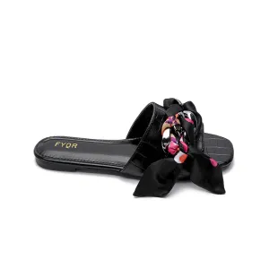 Scarf Braided Flat Sandal MY 231