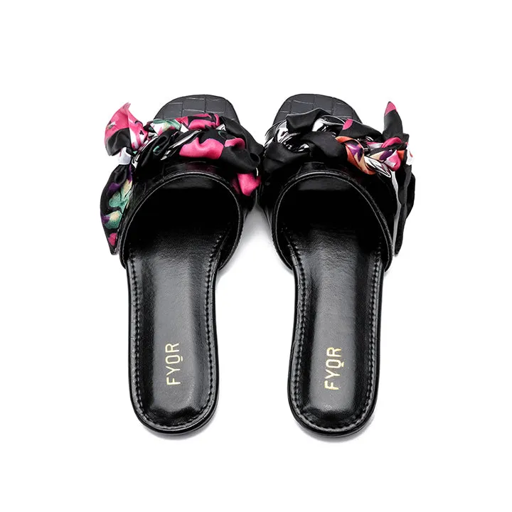 Scarf Braided Flat Sandal MY 231