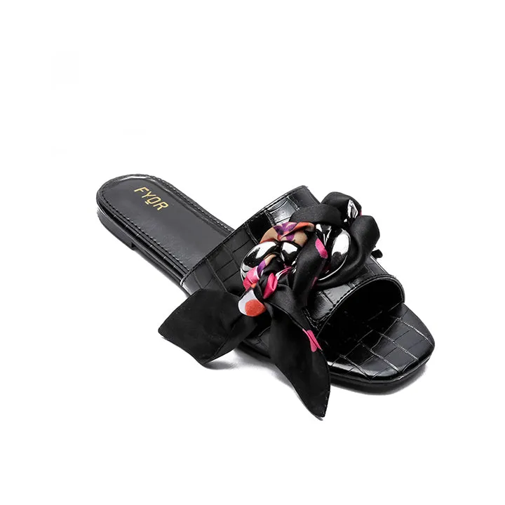 Scarf Braided Flat Sandal MY 231