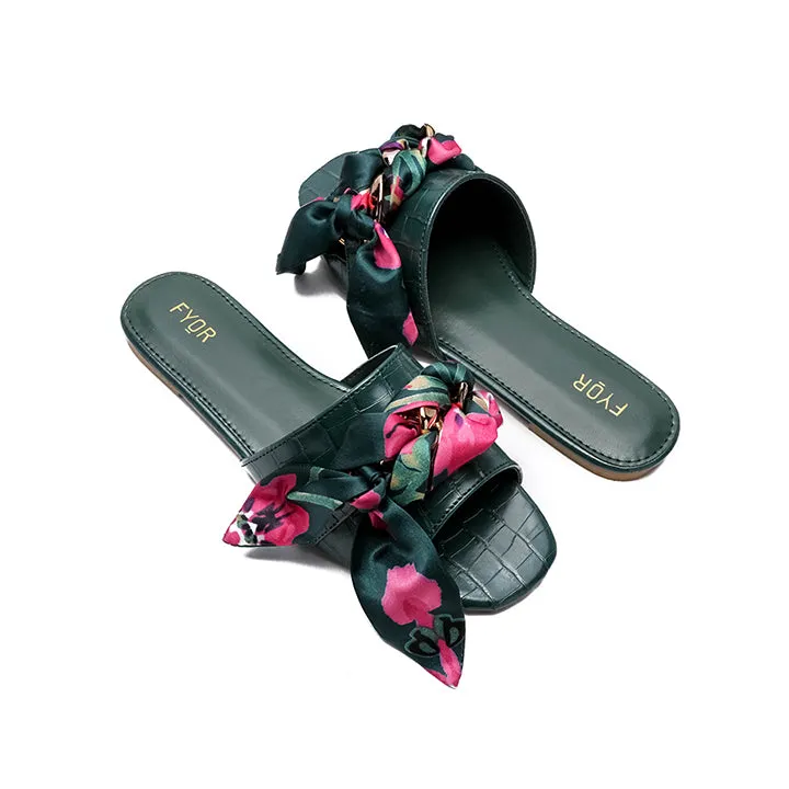 Scarf Braided Flat Sandal MY 231