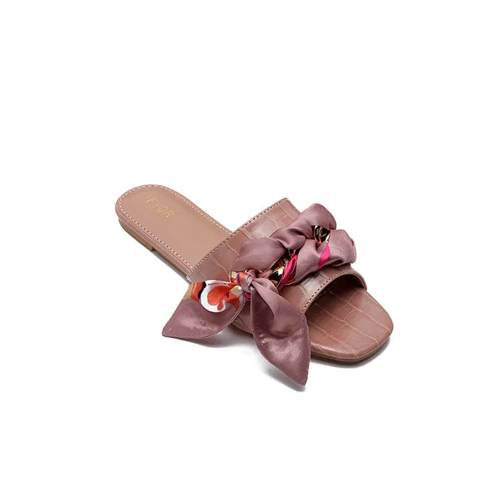 Scarf Braided Flat Sandal MY 231