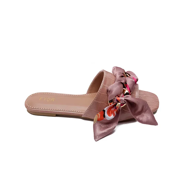 Scarf Braided Flat Sandal MY 231
