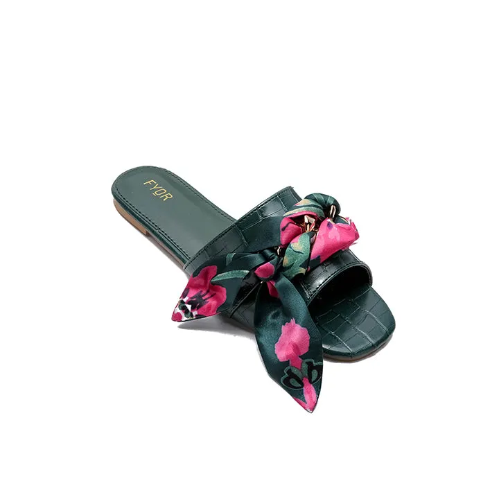 Scarf Braided Flat Sandal MY 231
