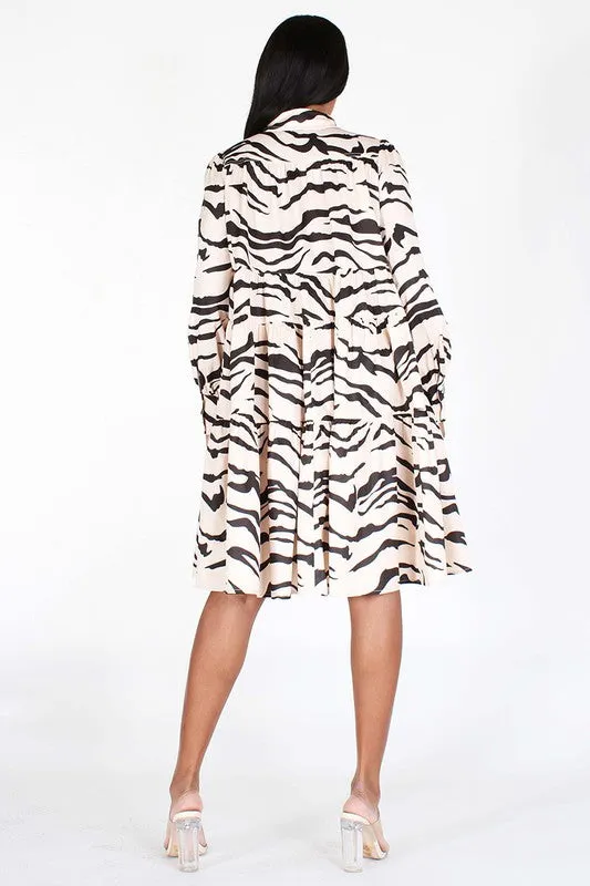 Shannon Oversized Print Dress in Sizes S-3X