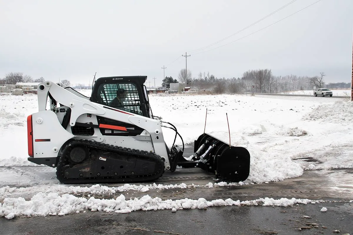 Skid Steer Snow Plow | Quick Push