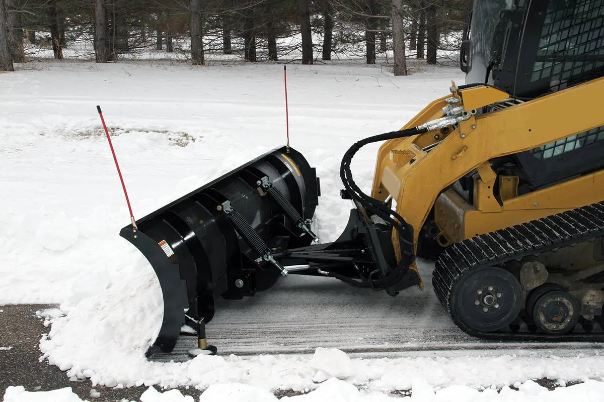 Skid Steer Snow Plow | Quick Push