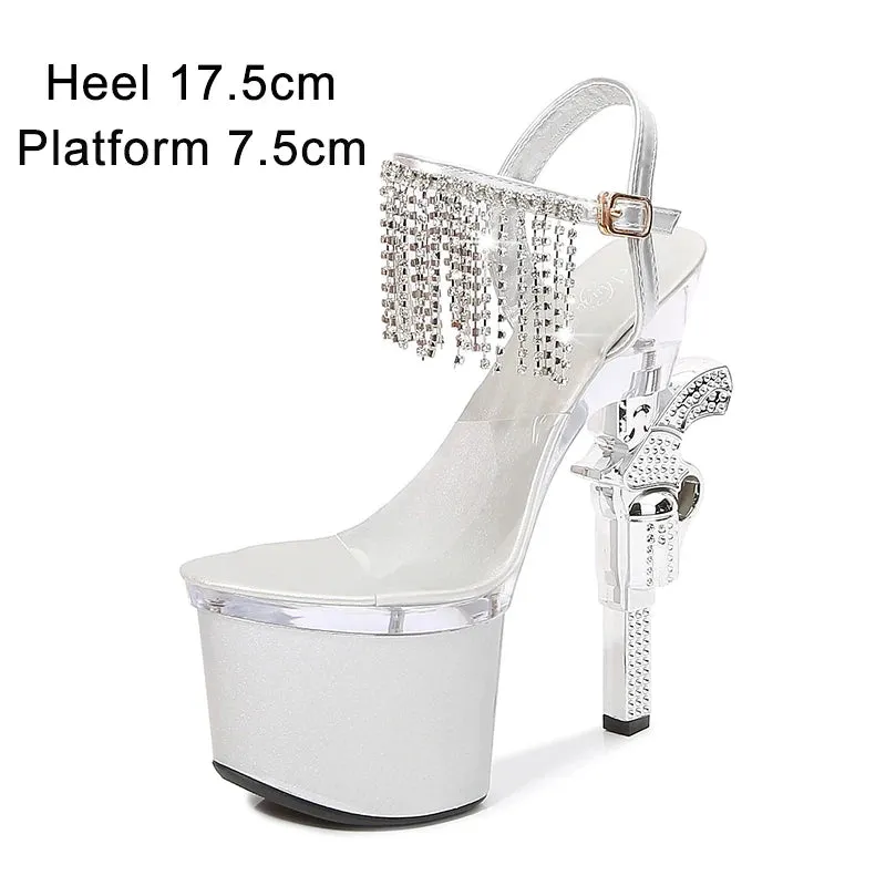 Skyline Glimmer Pump Sandals