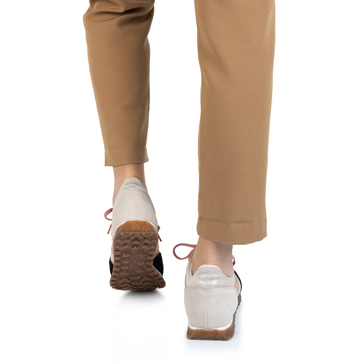 SPORT 6501<br>Limestone & mauve sneakers
