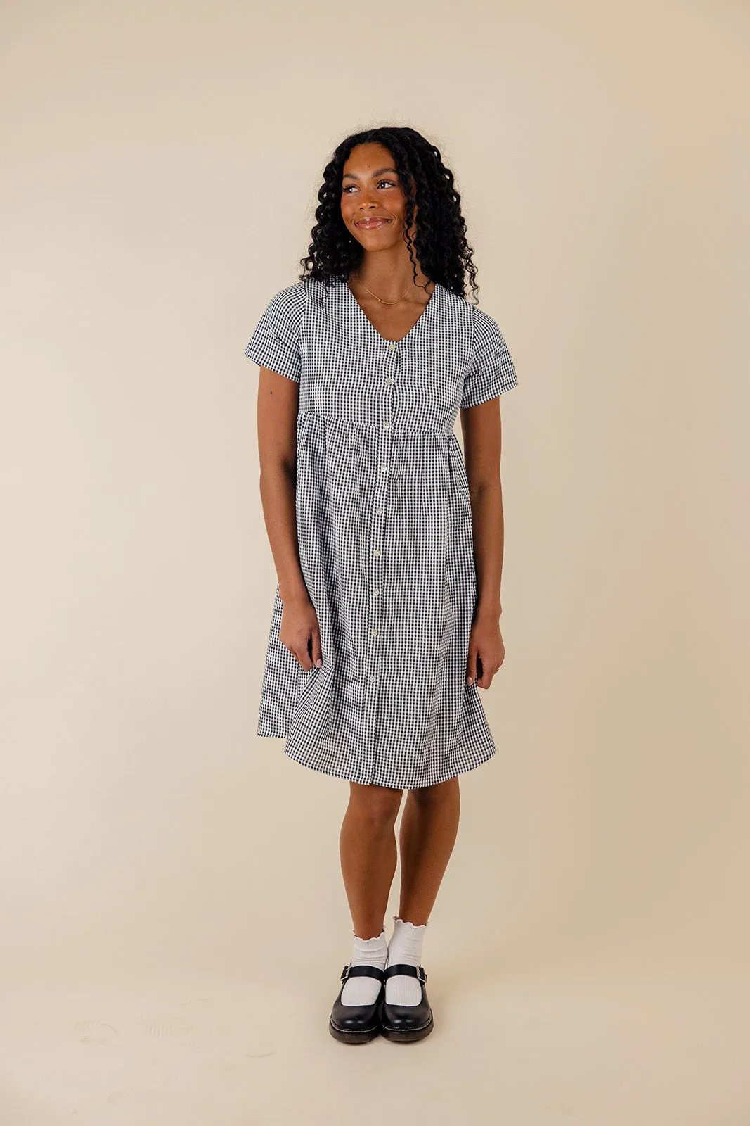 Spread My Wings Gingham Dress