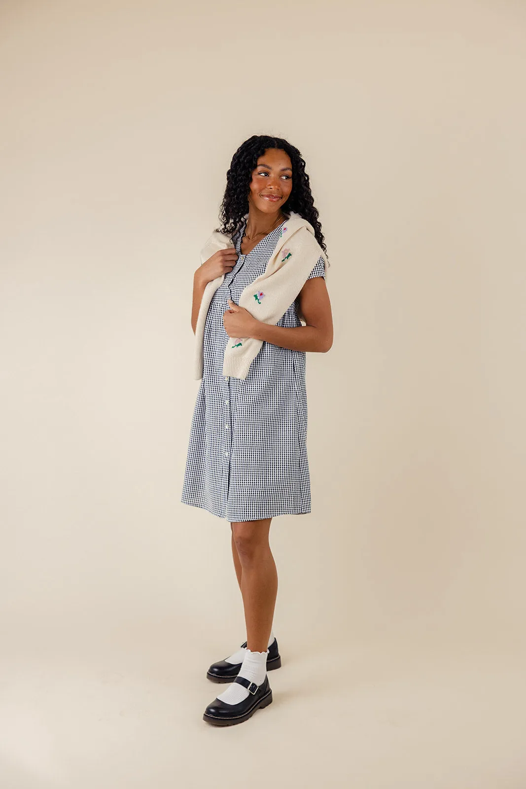Spread My Wings Gingham Dress