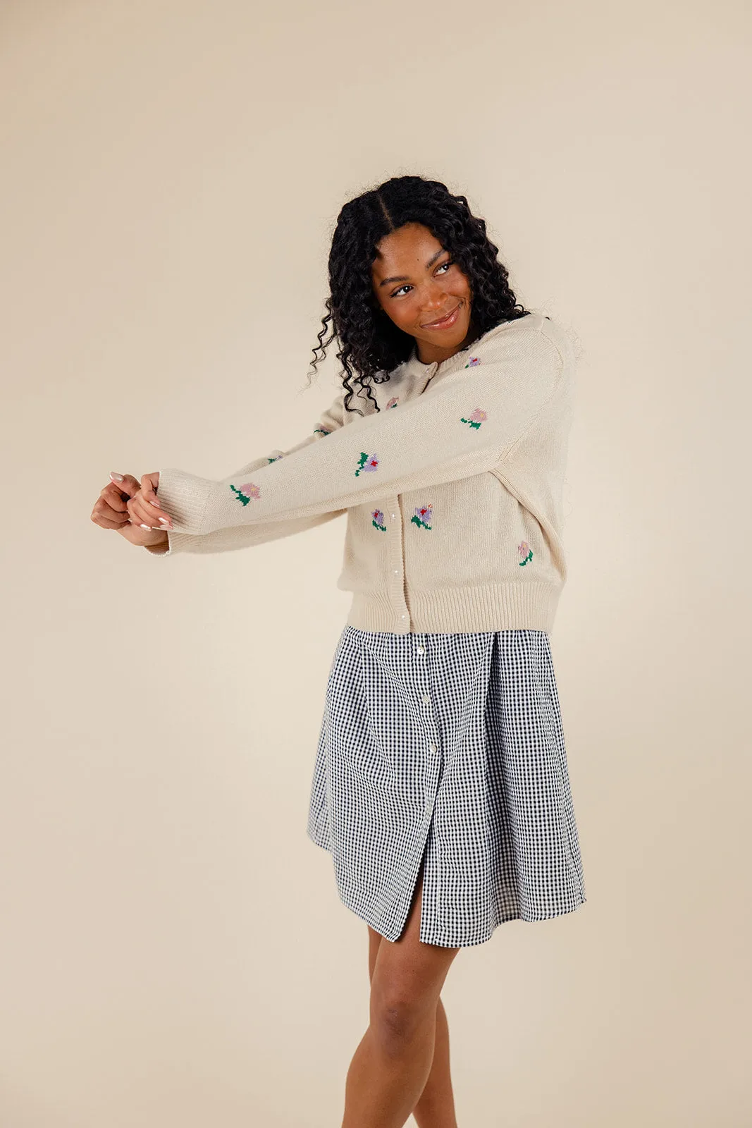 Spread My Wings Gingham Dress
