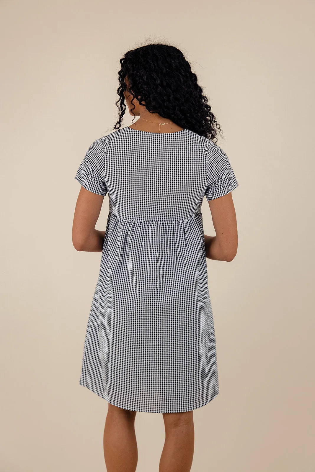 Spread My Wings Gingham Dress