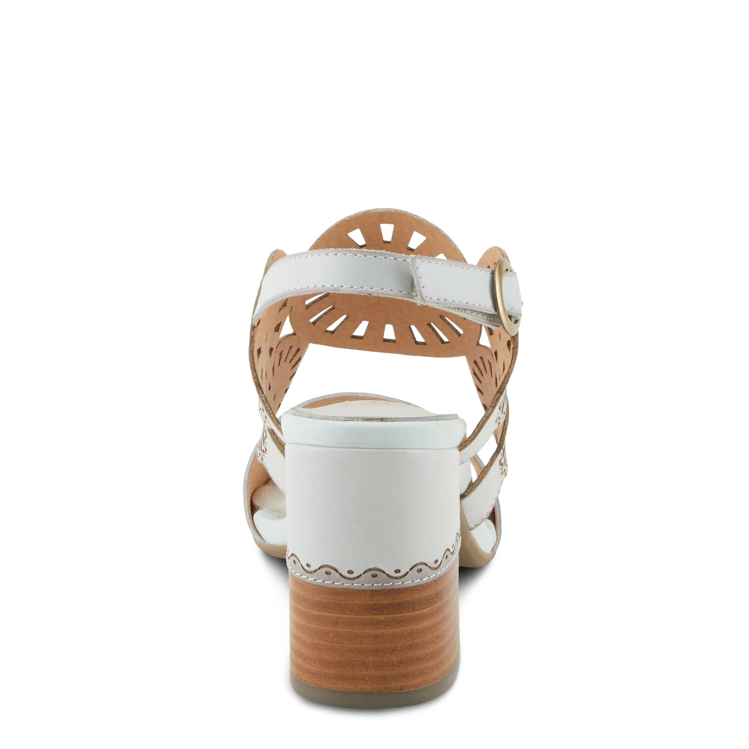 Spring Step Shoes  L'Artiste Pinwheel Sandals Women’s Leather 3 1/4" Heel