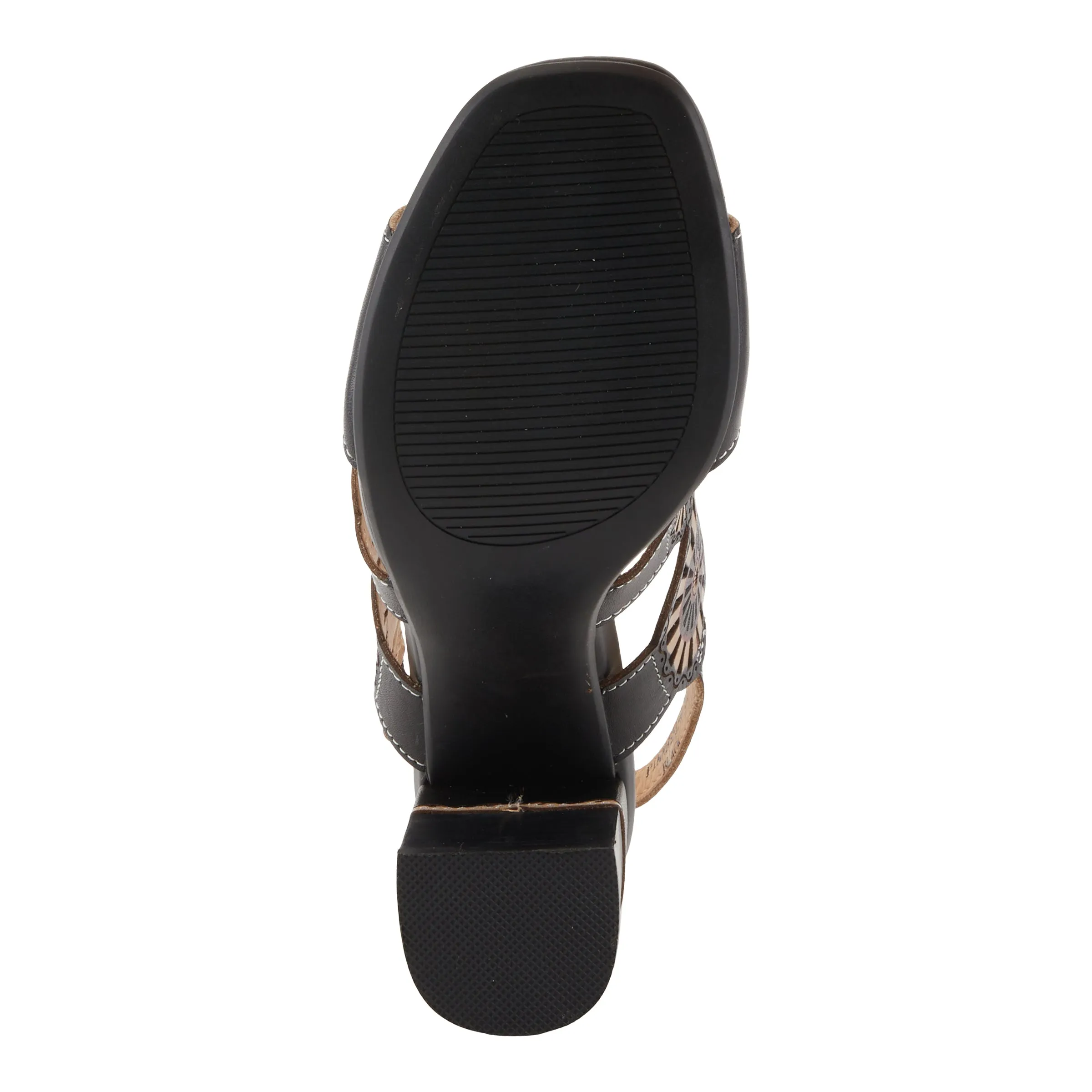 Spring Step Shoes  L'Artiste Pinwheel Sandals Women’s Leather 3 1/4" Heel