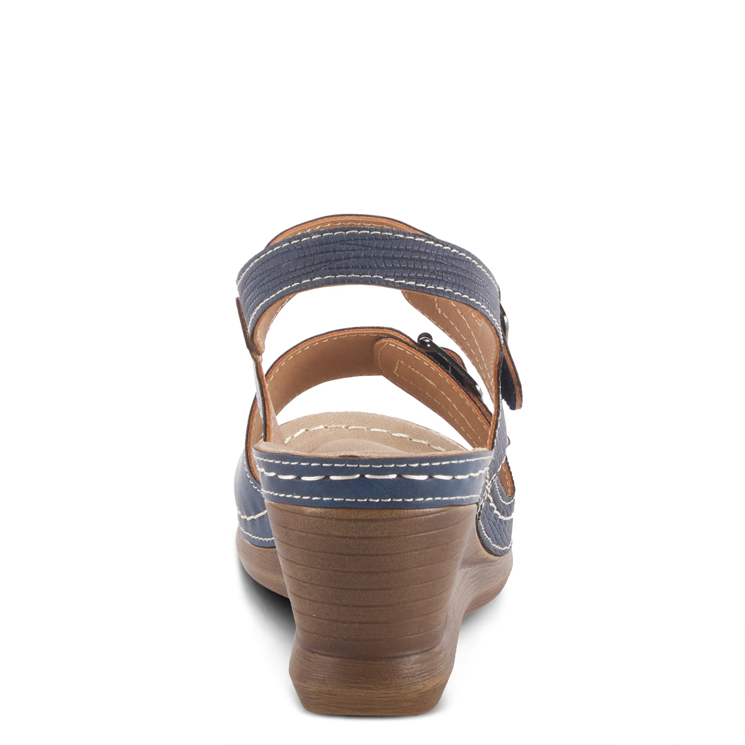 Spring Step Shoes  Patrizias Tavlin Sandals Women's Vegan Wedge 2.75" Heel