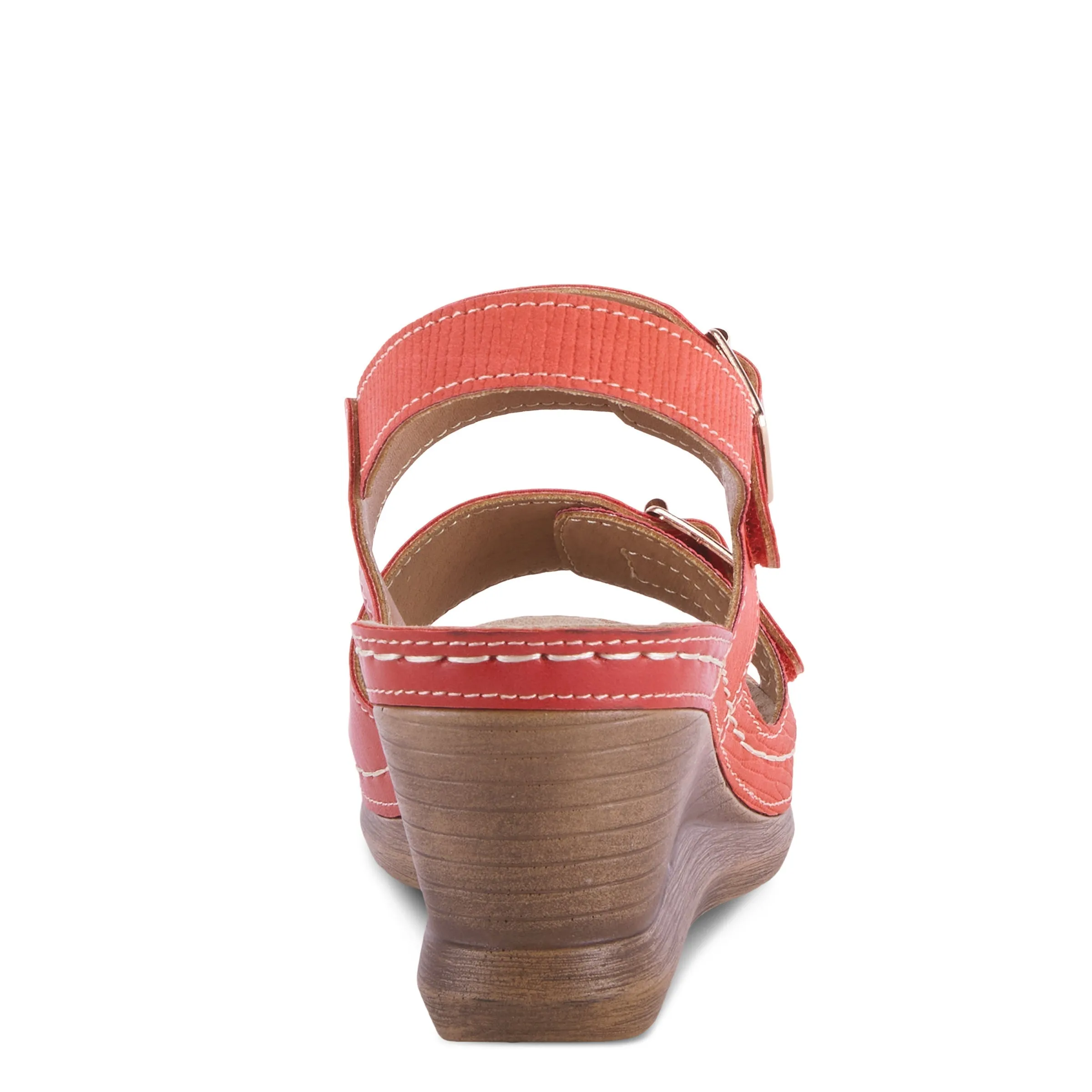 Spring Step Shoes  Patrizias Tavlin Sandals Women's Vegan Wedge 2.75" Heel