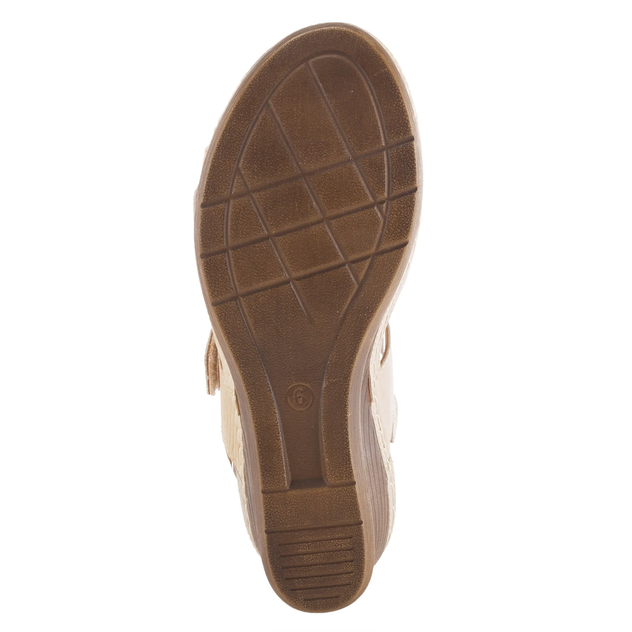 Spring Step Shoes  Patrizias Tavlin Sandals Women's Vegan Wedge 2.75" Heel