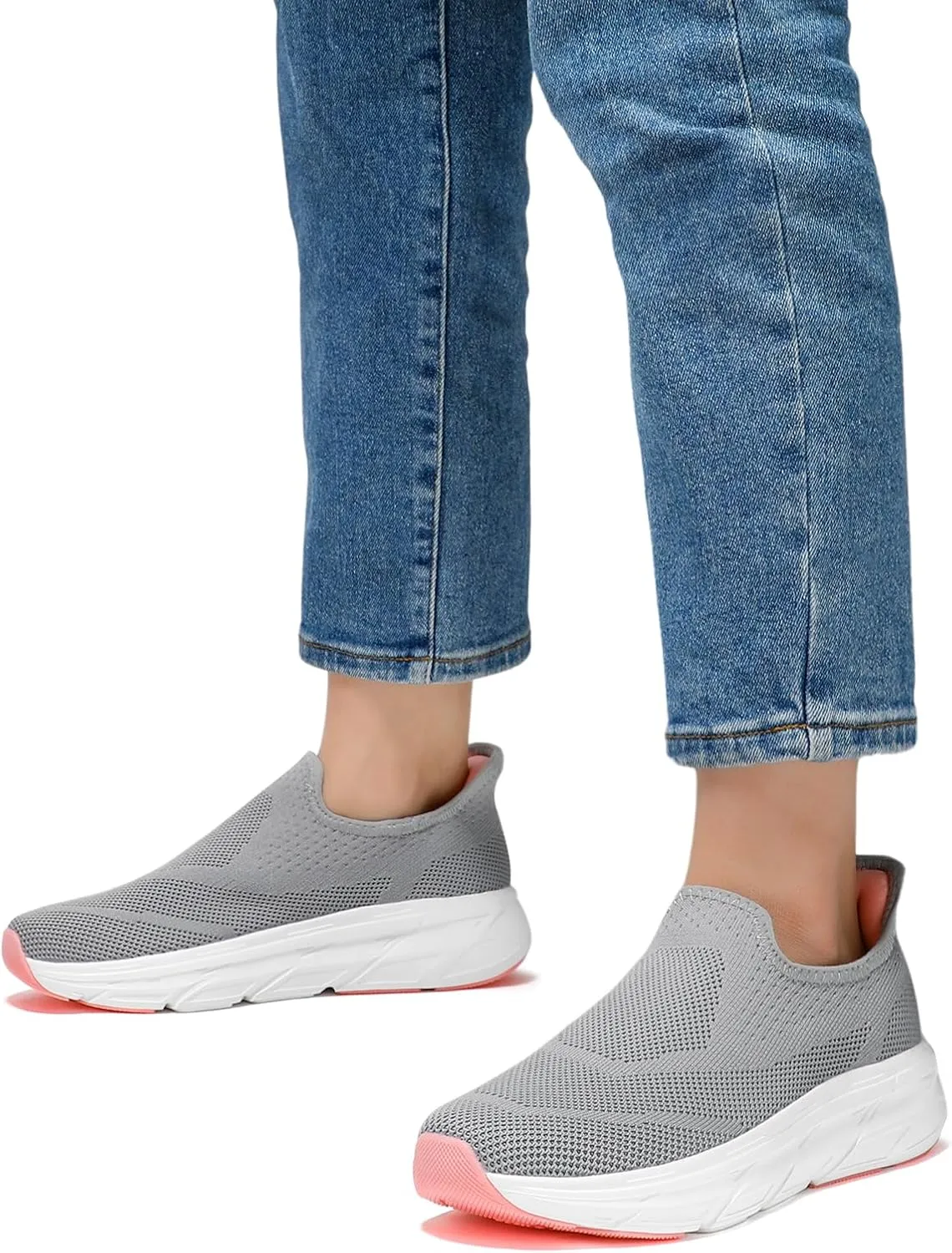 STQ Maternity Walking Shoes Womens Slip on Sneaker