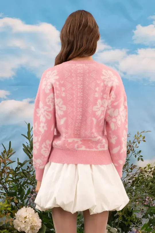 The Ivey Floral Crewneck Sweater
