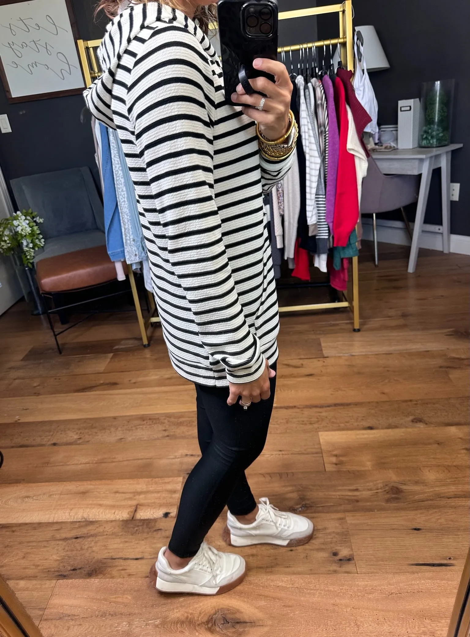 The Right Answer Striped Hoodie - Multiple Options