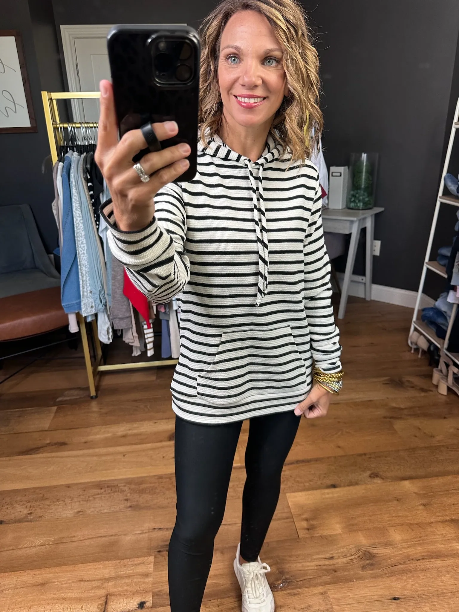 The Right Answer Striped Hoodie - Multiple Options